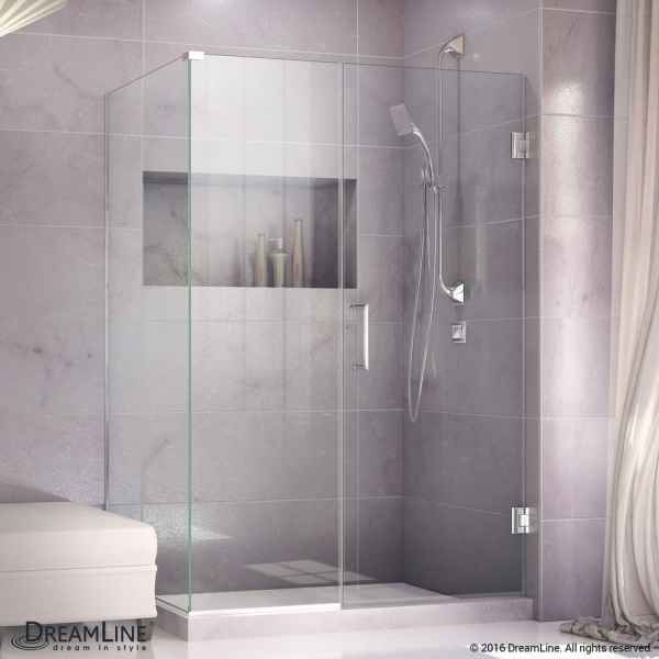 DreamLine Unidoor Plus 38-1/2"W x 30-3/8"D x 72"H Hinged Shower Enclosure